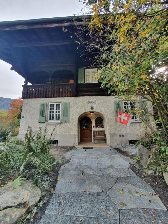 Zentral Gelegene Wohnung Mit Grossem Garten Interlaken Zewnętrze zdjęcie