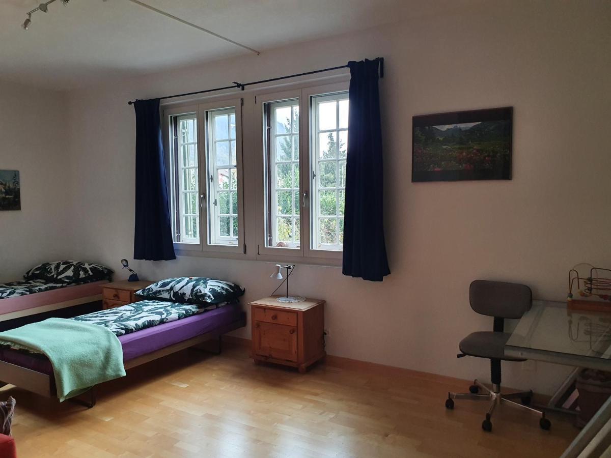 Zentral Gelegene Wohnung Mit Grossem Garten Interlaken Zewnętrze zdjęcie