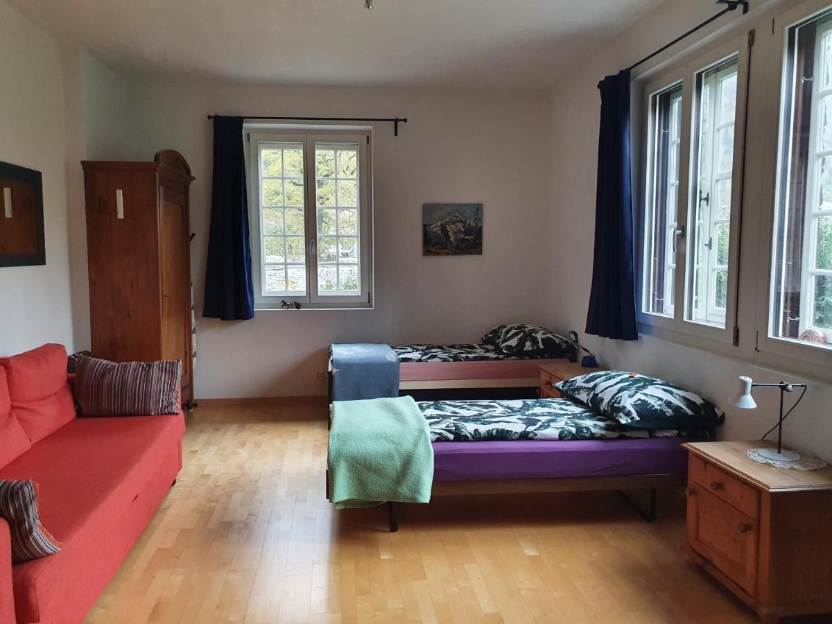 Zentral Gelegene Wohnung Mit Grossem Garten Interlaken Zewnętrze zdjęcie